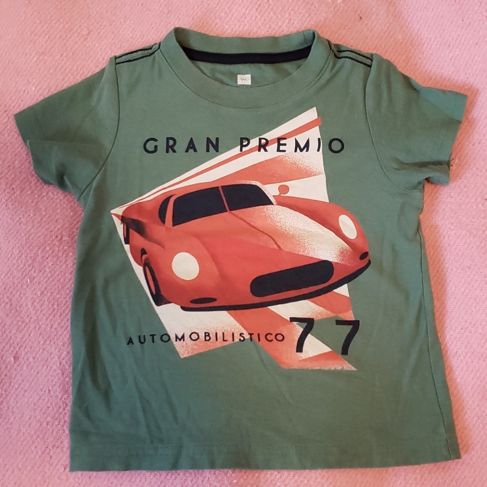 Tea Collection t-shirt XS 2-3 Gran Premio EUC